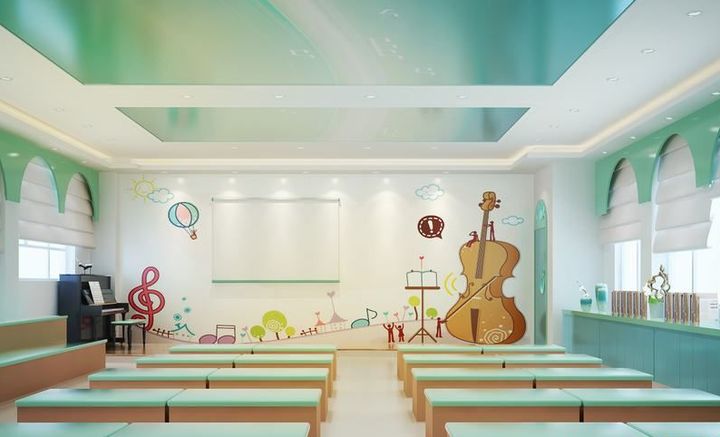 明亮的音乐教室